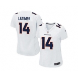 women nike nfl jerseys denver broncos #14 latimer white[new game]