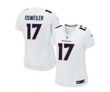 women nike nfl jerseys denver broncos #17 osweiler white[new game]