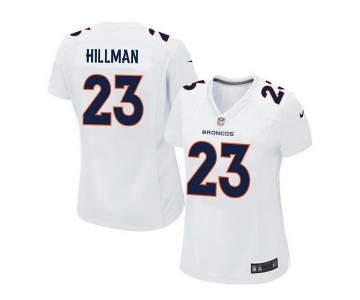 women nike nfl jerseys denver broncos #23 ronnie hillman white[new game][hillman]