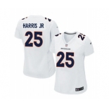 women nike nfl jerseys denver broncos #25 harris jr white[new game]