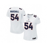 women nike nfl jerseys denver broncos #54 brandon marshall white[new game]