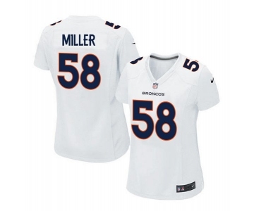 women nike nfl jerseys denver broncos #58 miller white[new game]