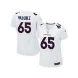 women nike nfl jerseys denver broncos #65 vasquez white[new game][vasquez]