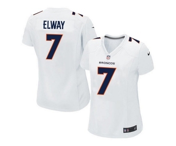 women nike nfl jerseys denver broncos #7 john elway white[new game]