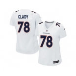 women nike nfl jerseys denver broncos #78 clady white[new game]