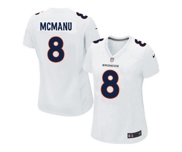 women nike nfl jerseys denver broncos #8 mcmanu white[new game]