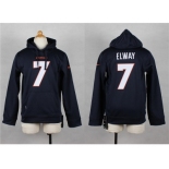 Nike Youth Denver Broncos #7 Elway Blue jerseys(Pullover Hoodie)