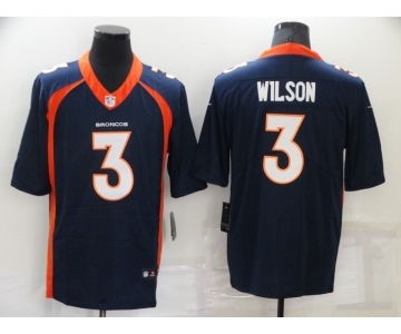 Youth Denver Broncos #3 Russell Wilson Navy Vapor Untouchable Limited Stitched Jersey