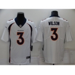 Youth Denver Broncos #3 Russell Wilson White Vapor Untouchable Limited Stitched Jersey