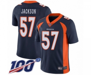 Youth Denver Broncos #57 Tom Jackson Navy Blue Alternate Vapor Untouchable Limited Player 100th Season Football Jersey