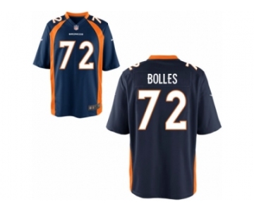 Youth Denver Broncos #72 Garett Bolles Nike Blue 2017 Draft Pick Game Jersey