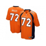 Youth Denver Broncos #72 Garett Bolles Nike Orange 2017 Draft Pick Game Jersey