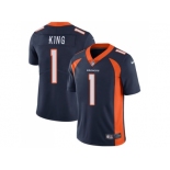 Youth Nike Denver Broncos #1 Marquette King Blue Alternate Stitched NFL Vapor Untouchable Limited Jersey