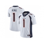 Youth Nike Denver Broncos #1 Marquette King White Stitched NFL Vapor Untouchable Limited Jerse