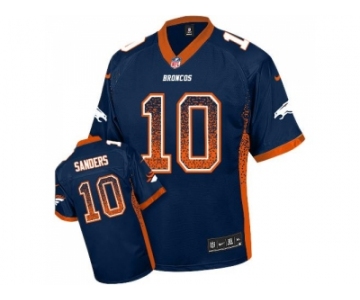 Youth Nike Denver Broncos #10 Emmanuel Sanders Blue Alternate Stitched NFL Elite Drift Fashion Jersey