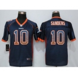 Youth Nike Denver Broncos #10 Emmanuel Sanders Drift Fashion Blue Jersey