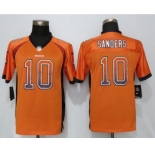 Youth Nike Denver Broncos #10 Emmanuel Sanders Drift Fashion Orange Jersey