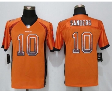 Youth Nike Denver Broncos #10 Emmanuel Sanders Drift Fashion Orange Jersey