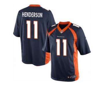 Youth Nike Denver Broncos #11 Carlos Henderson Limited Navy Blue Alternate NFL Jersey