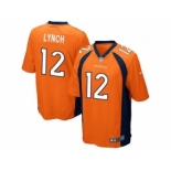 Youth Nike Denver Broncos #12 Paxton Lynch Orange Team Color Stitched NFL Jersey[Lynch]