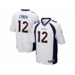 Youth Nike Denver Broncos #12 Paxton Lynch White Stitched NFL Jersey[Lynch]