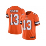 Youth Nike Denver Broncos #13 Trevor Siemian Limited Orange Rush NFL Jersey