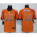 Youth Nike Denver Broncos #18 Peyton Manning Drift Fashion Orange Jersey