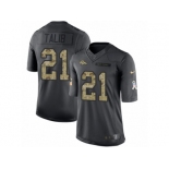 Youth Nike Denver Broncos #21 Aqib Talib Limited Black 2016 Salute to Service NFL Jersey