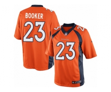 Youth Nike Denver Broncos #23 Devontae Booker Limited Orange Team Color NFL Jersey