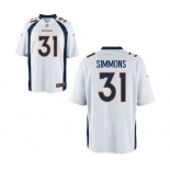 Youth Nike Denver Broncos #31 Justin Simmons White NFL Jersey