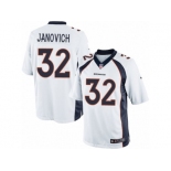 Youth Nike Denver Broncos #32 Andy Janovich Limited White NFL Jersey