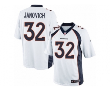 Youth Nike Denver Broncos #32 Andy Janovich Limited White NFL Jersey