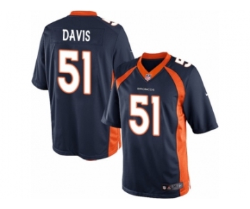 Youth Nike Denver Broncos #51 Todd Davis Limited Navy Blue Alternate NFL Jersey