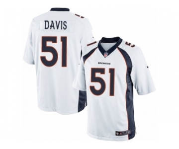 Youth Nike Denver Broncos #51 Todd Davis Limited White NFL Jersey