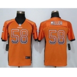 Youth Nike Denver Broncos #58 Von Miller Drift Fashion Orange Jersey