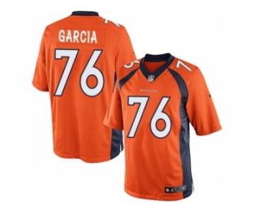 Youth Nike Denver Broncos #76 Max Garcia Limited Orange Team Color NFL Jersey