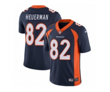 Youth Nike Denver Broncos #82 Jeff Heuerman Vapor Untouchable Limited Navy Blue Alternate NFL Jersey