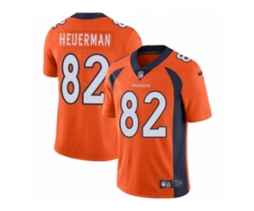 Youth Nike Denver Broncos #82 Jeff Heuerman Vapor Untouchable Limited Orange Team Color NFL Jersey