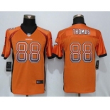 Youth Nike Denver Broncos #88 Demaryius Thomas Drift Fashion Orange Jersey