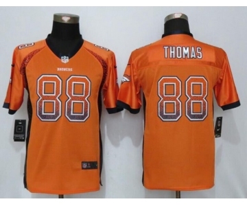 Youth Nike Denver Broncos #88 Demaryius Thomas Drift Fashion Orange Jersey