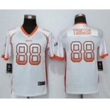 Youth Nike Denver Broncos #88 Demaryius Thomas Drift Fashion White Jersey