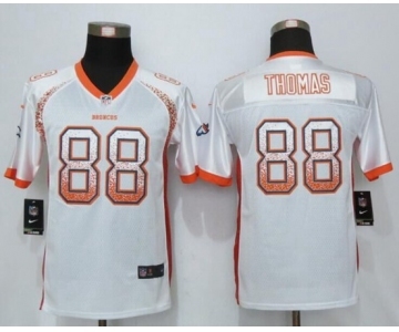 Youth Nike Denver Broncos #88 Demaryius Thomas Drift Fashion White Jersey