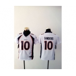 nike youth nfl jerseys denver broncos #10 sanders white[nike][sanders]