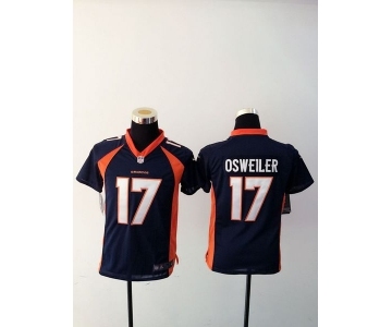 nike youth nfl jerseys denver broncos #17 osweiler blue[nike]