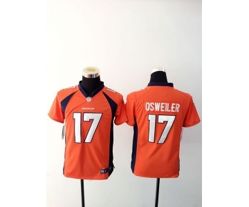 nike youth nfl jerseys denver broncos #17 osweiler orange[nike]