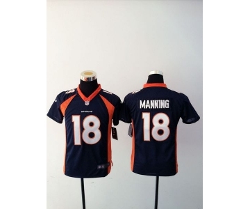 nike youth nfl jerseys denver broncos #18 manning blue[new nike]