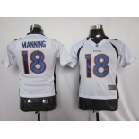 nike youth nfl jerseys denver broncos #18 manning white[nike]