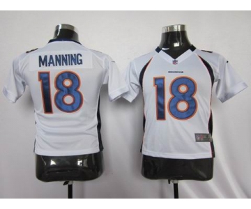 nike youth nfl jerseys denver broncos #18 manning white[nike]