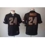 nike youth nfl jerseys denver broncos #24 bailey black[nike impact limited]