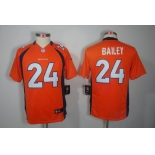 nike youth nfl jerseys denver broncos #24 bailey orange[nike limited]